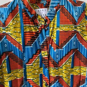 OSEI DURO cotton mini shirt dress size S